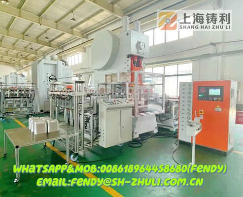 Automatic aluminum foil container press machine  for Round Foil Food Containers