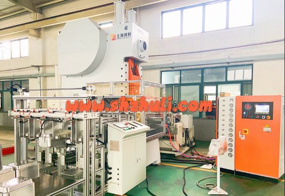 68 Strokes/Min Aluminum Food Container Punching Machine 240mm Aluminium Foil Bag Making Machine Price