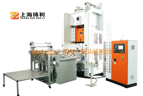 ZL-T80 80KN Aluminum Foil Container Making Machine With Mitsubishi PLC German Motor