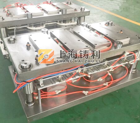 380V 24KW Aluminium Food Container Machine With Mitsubishi PLC SMC Pneumatic Components