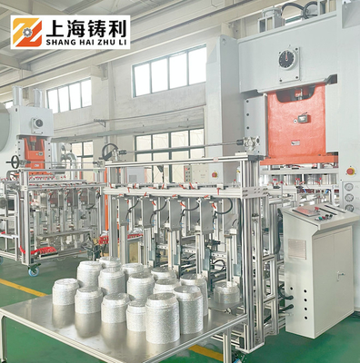 Aluminium Foil Round Cup Plate Making Machine 68 Times/Min