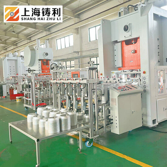 Mitsubishi PLC Controlled Pneumatic SMC Aluminium Container Making Machine 180-260 mm Stroke