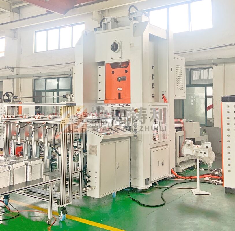 3003 H24 8011 O Alloy Aluminium Food Container Making Machine 40-68 Strokes Per Minute