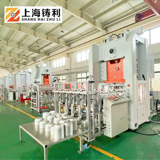Schneider Vacuum Heat Treatment Aluminium Food Container Machine 40-68 Pcs/Min